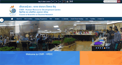Desktop Screenshot of csirhrdc.res.in